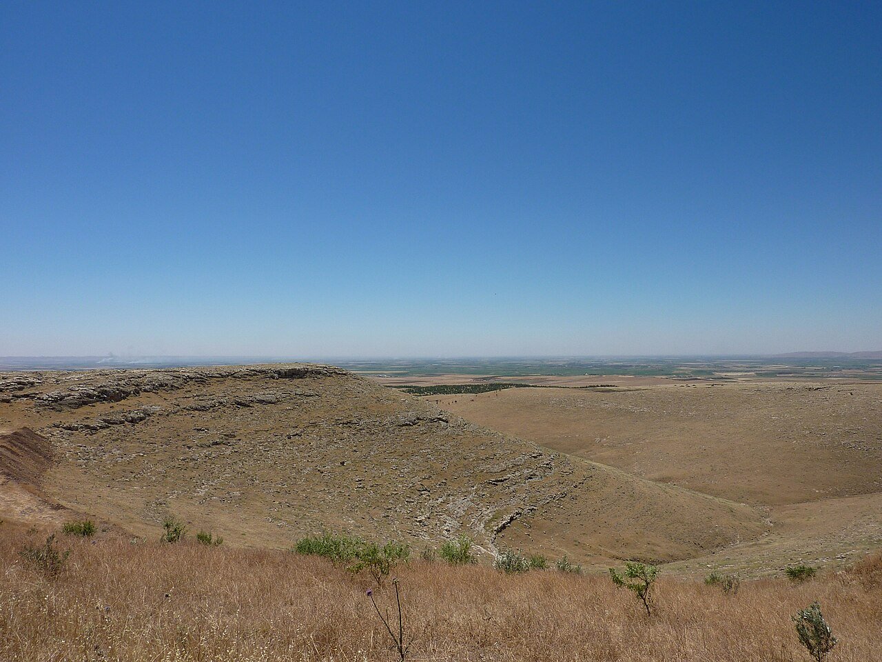 Göbekli Tepe — the enclosures under their shelter. (Site view; not a photograph of this find.)