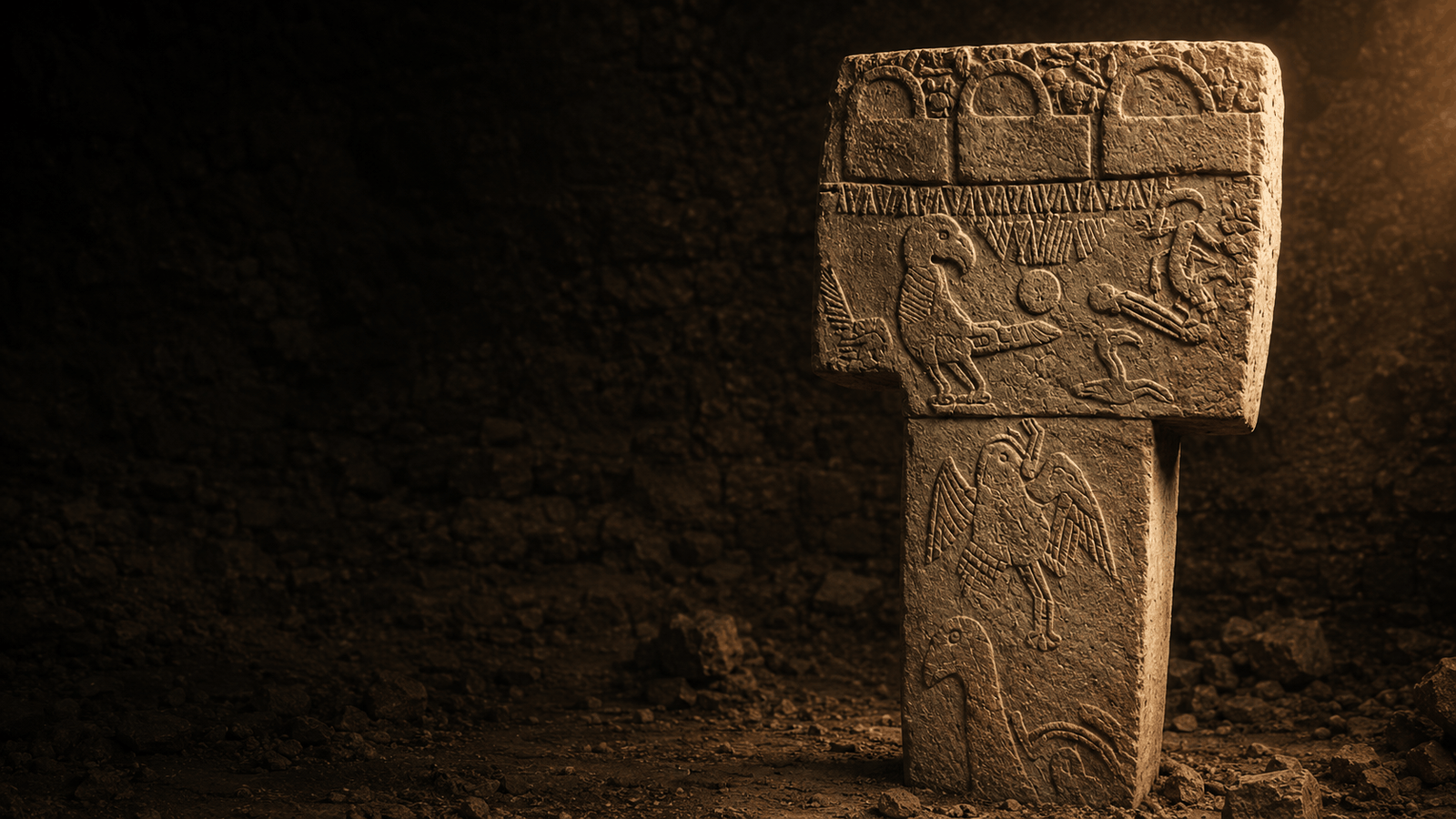 Of animals and a headless man: reading Pillar 43