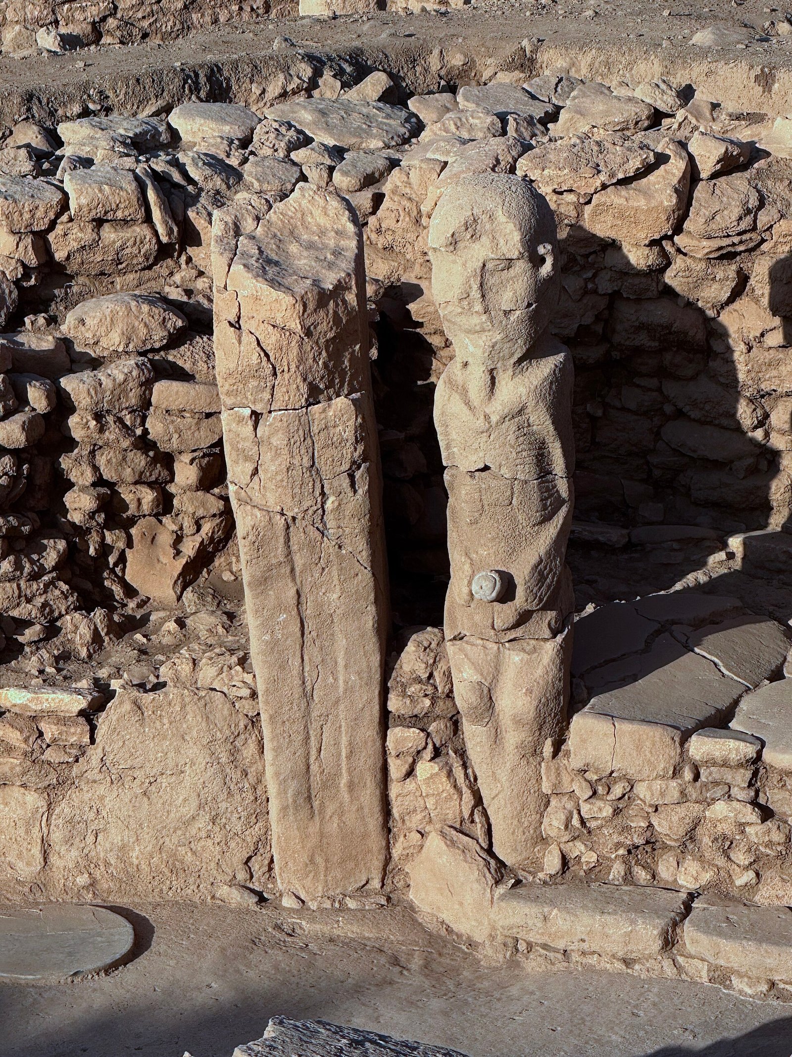 The Ribbed Man, a gaunt life-sized figure at Karahan Tepe