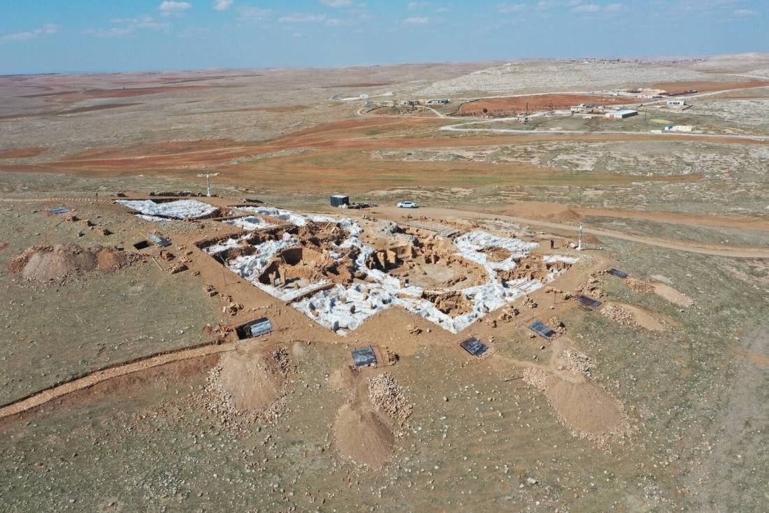 What you'll see. A protective roof now covers Karahan's principal sunken chamber, viewed from a raised walkway. The site opened to visitors with this infrastructure around 2023.